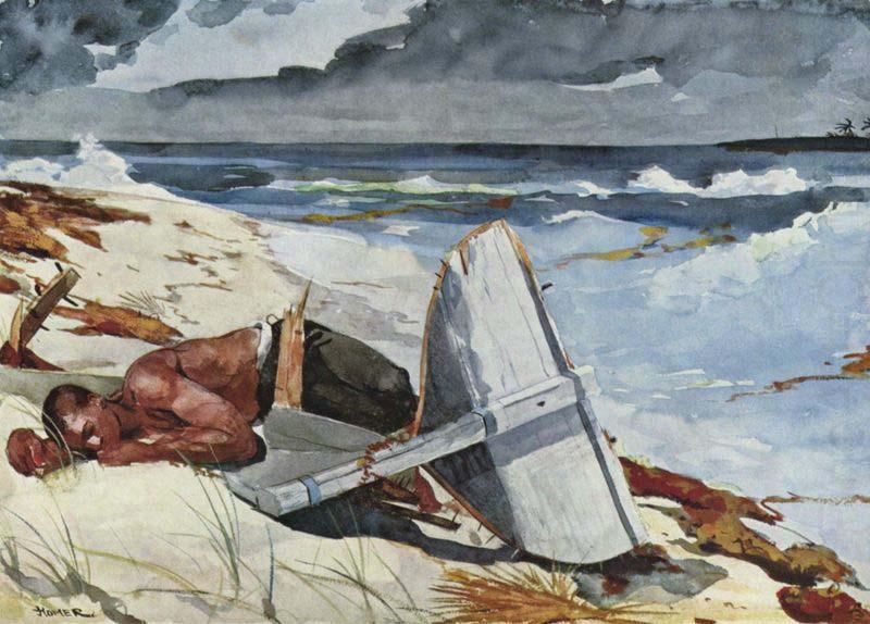 After the Tornado, Bahamas, Winslow Homer